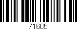 Código de barras (EAN, GTIN, SKU, ISBN): '71605'