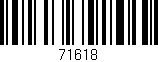 Código de barras (EAN, GTIN, SKU, ISBN): '71618'