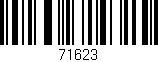 Código de barras (EAN, GTIN, SKU, ISBN): '71623'