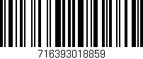Código de barras (EAN, GTIN, SKU, ISBN): '716393018859'