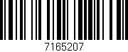 Código de barras (EAN, GTIN, SKU, ISBN): '7165207'
