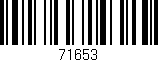 Código de barras (EAN, GTIN, SKU, ISBN): '71653'
