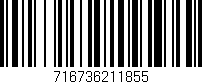 Código de barras (EAN, GTIN, SKU, ISBN): '716736211855'