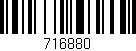 Código de barras (EAN, GTIN, SKU, ISBN): '716880'
