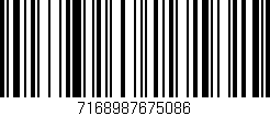 Código de barras (EAN, GTIN, SKU, ISBN): '7168987675086'