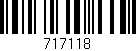 Código de barras (EAN, GTIN, SKU, ISBN): '717118'