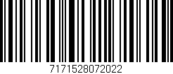 Código de barras (EAN, GTIN, SKU, ISBN): '7171528072022'