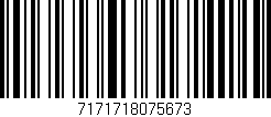 Código de barras (EAN, GTIN, SKU, ISBN): '7171718075673'