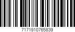 Código de barras (EAN, GTIN, SKU, ISBN): '7171910765839'