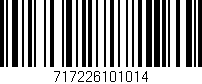 Código de barras (EAN, GTIN, SKU, ISBN): '717226101014'