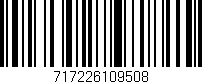 Código de barras (EAN, GTIN, SKU, ISBN): '717226109508'