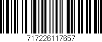Código de barras (EAN, GTIN, SKU, ISBN): '717226117657'