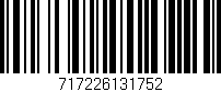 Código de barras (EAN, GTIN, SKU, ISBN): '717226131752'
