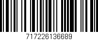Código de barras (EAN, GTIN, SKU, ISBN): '717226136689'
