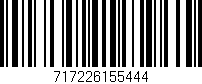 Código de barras (EAN, GTIN, SKU, ISBN): '717226155444'