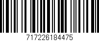 Código de barras (EAN, GTIN, SKU, ISBN): '717226184475'