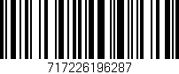 Código de barras (EAN, GTIN, SKU, ISBN): '717226196287'