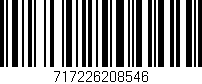 Código de barras (EAN, GTIN, SKU, ISBN): '717226208546'