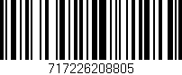Código de barras (EAN, GTIN, SKU, ISBN): '717226208805'