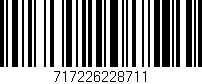 Código de barras (EAN, GTIN, SKU, ISBN): '717226228711'