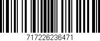 Código de barras (EAN, GTIN, SKU, ISBN): '717226236471'