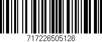 Código de barras (EAN, GTIN, SKU, ISBN): '717226505126'