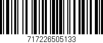 Código de barras (EAN, GTIN, SKU, ISBN): '717226505133'