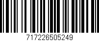 Código de barras (EAN, GTIN, SKU, ISBN): '717226505249'