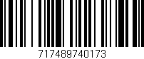 Código de barras (EAN, GTIN, SKU, ISBN): '717489740173'