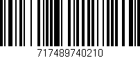 Código de barras (EAN, GTIN, SKU, ISBN): '717489740210'