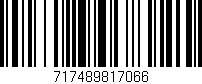 Código de barras (EAN, GTIN, SKU, ISBN): '717489817066'