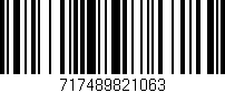 Código de barras (EAN, GTIN, SKU, ISBN): '717489821063'