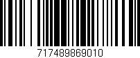 Código de barras (EAN, GTIN, SKU, ISBN): '717489869010'