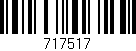 Código de barras (EAN, GTIN, SKU, ISBN): '717517'