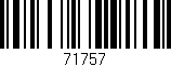 Código de barras (EAN, GTIN, SKU, ISBN): '71757'