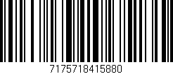 Código de barras (EAN, GTIN, SKU, ISBN): '7175718415880'