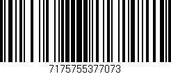 Código de barras (EAN, GTIN, SKU, ISBN): '7175755377073'