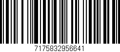 Código de barras (EAN, GTIN, SKU, ISBN): '7175832956641'