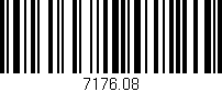 Código de barras (EAN, GTIN, SKU, ISBN): '7176.08'