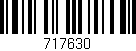 Código de barras (EAN, GTIN, SKU, ISBN): '717630'