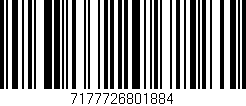 Código de barras (EAN, GTIN, SKU, ISBN): '7177726801884'