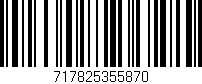 Código de barras (EAN, GTIN, SKU, ISBN): '717825355870'