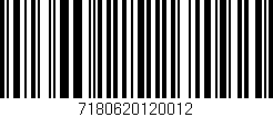 Código de barras (EAN, GTIN, SKU, ISBN): '7180620120012'