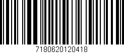 Código de barras (EAN, GTIN, SKU, ISBN): '7180620120418'