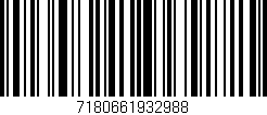 Código de barras (EAN, GTIN, SKU, ISBN): '7180661932988'