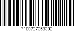 Código de barras (EAN, GTIN, SKU, ISBN): '7180727366382'