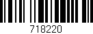 Código de barras (EAN, GTIN, SKU, ISBN): '718220'