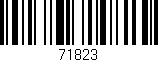Código de barras (EAN, GTIN, SKU, ISBN): '71823'