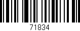 Código de barras (EAN, GTIN, SKU, ISBN): '71834'