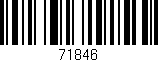 Código de barras (EAN, GTIN, SKU, ISBN): '71846'